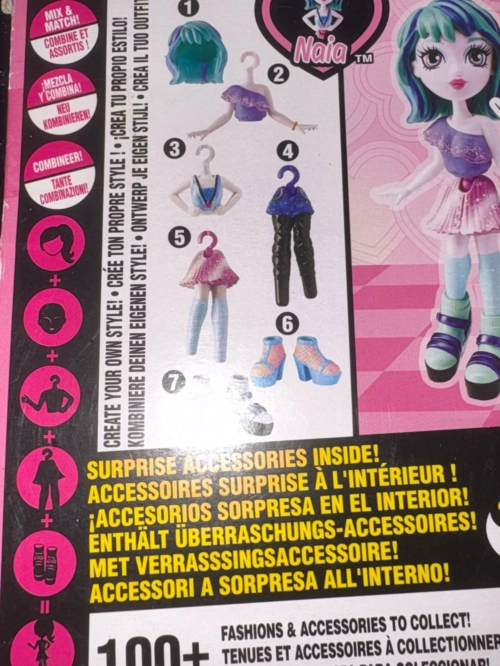 Off The Hook Style Studio Fashion Doll Playset - Pink & Blue